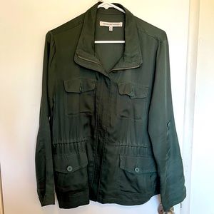 Cupcakes & Cashmere green military jacket